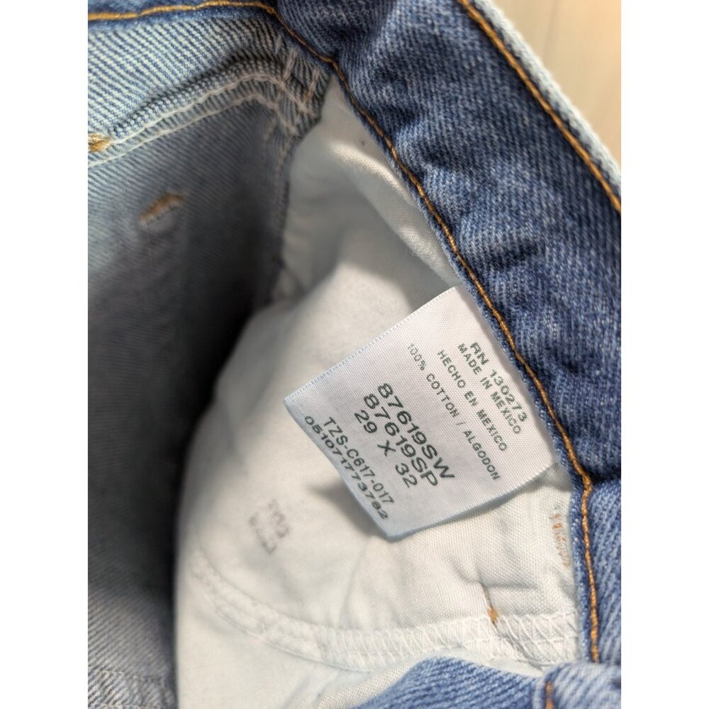 NEW Rustler Jeans Mens 29x32 Blue Regular Fit Straight Leg Heavyweight Denim - Picture 8 of 10